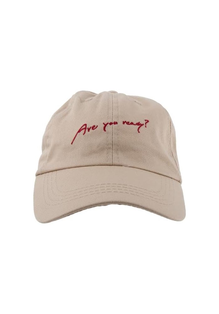 DAISO Basic Cotton Cap - Beige - Image 2